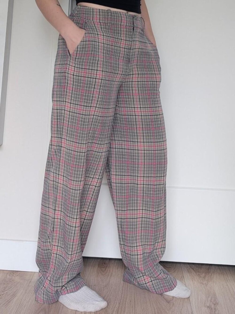 plaid trousers